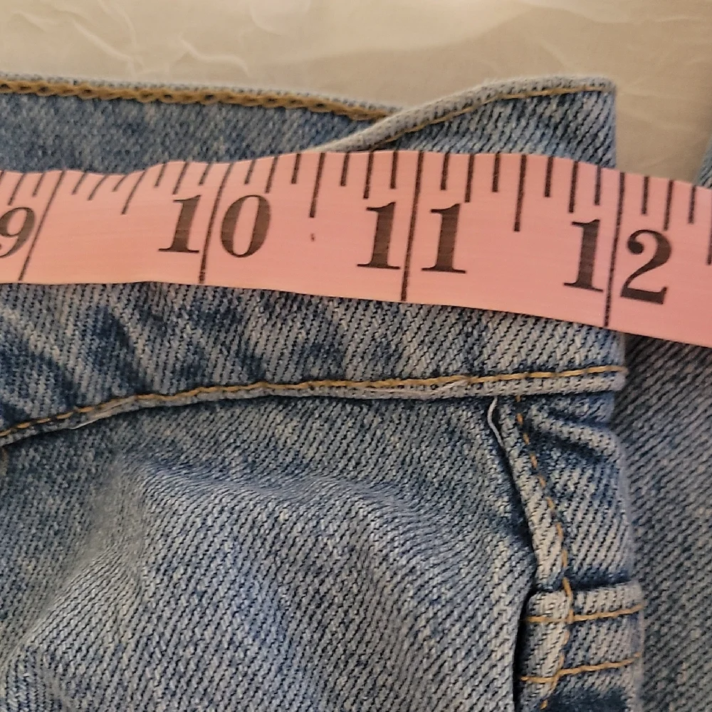 Zara Blue Skinny Jeans with Distressed Details Size 0 - Picture 9 of 10